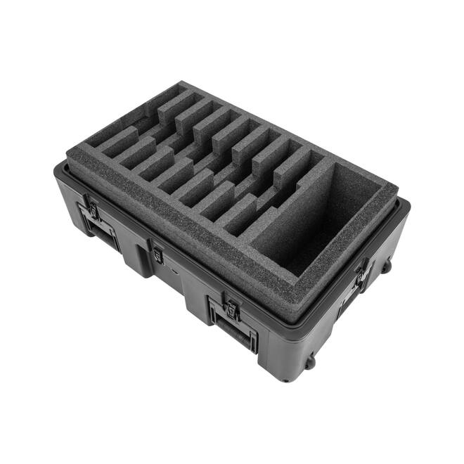 SKB - rSeries - Valise pour huit ordinateurs portables et une grande poche accessoire