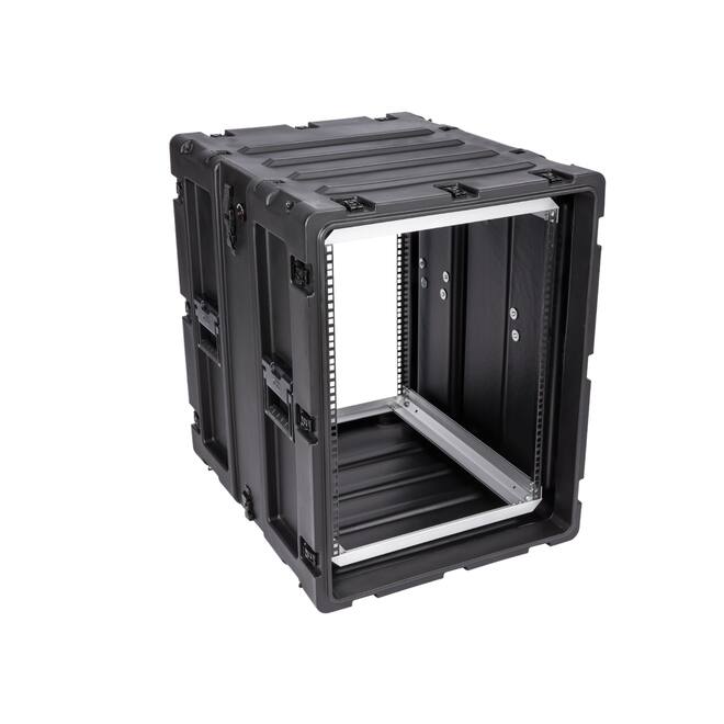 SKB - 3RS Series - Rack Anti-Choc Non-Amovible 14U - Noir - 24 pouces de profondeur