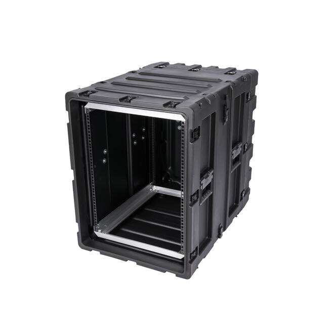 SKB - 3RS Series - Rack Anti-Choc Non-Amovible 14U - Noir - 24 pouces de profondeur