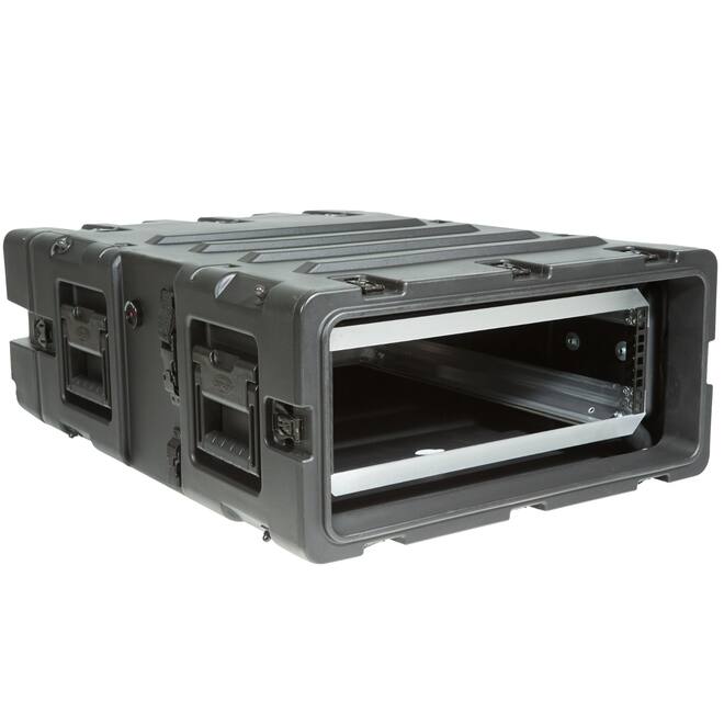 SKB - 3RS Series - Rack Anti-Choc Non-Amovible 3U - Noir - 24 pouces de profondeur