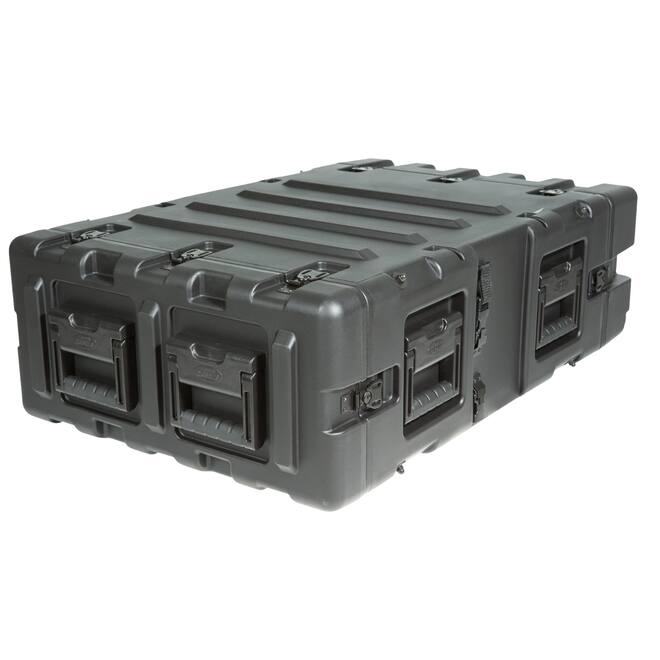 SKB - 3RS Series - Rack Anti-Choc Non-Amovible 3U - Noir - 24 pouces de profondeur