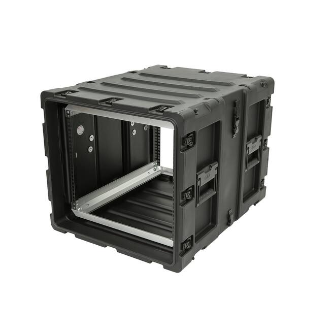 SKB - 3RS Series - Rack Anti-Choc Non-Amovible 9U - Noir - 24 pouces de profondeur