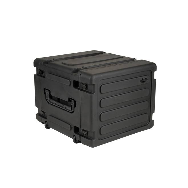 SKB - rSeries - Rack Anti-Choc 8U à Roulettes - Noir - 20 pouces de profondeur - avec Roulettes