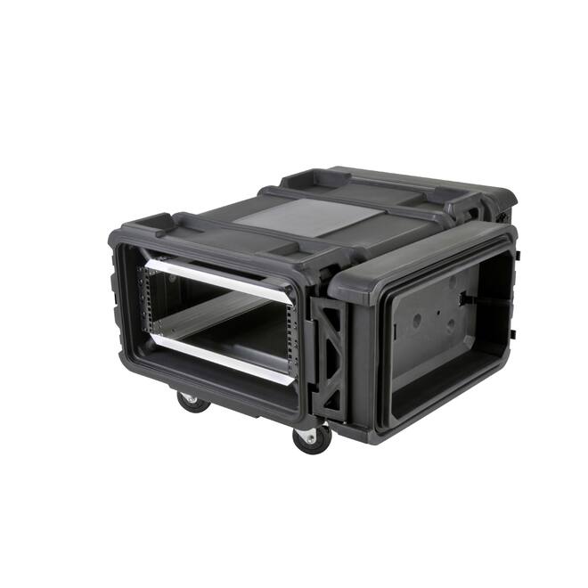 SKB - rSeries - Rack Anti-Choc 4U - Noir - 28 pouces de profondeur - avec Roulettes