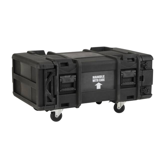 SKB - rSeries - Rack Anti-Choc 4U - Noir - 30 pouces de profondeur - avec Roulettes