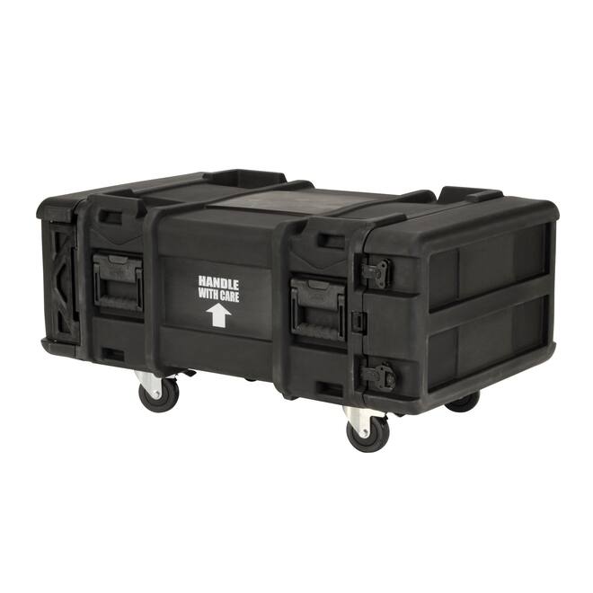 SKB - rSeries - Rack Anti-Choc 4U - Noir - 30 pouces de profondeur - avec Roulettes