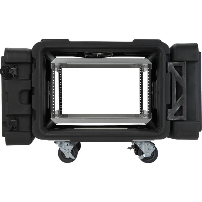 SKB - rSeries - Rack Anti-Choc 6U - Noir - 24 pouces de profondeur - avec Roulettes