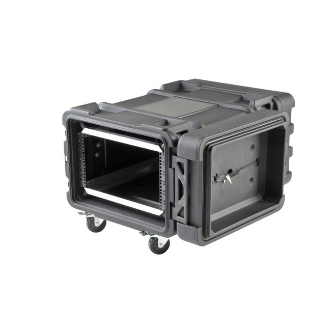 SKB - rSeries - Rack Anti-Choc 6U - Noir - 28 pouces de profondeur - avec Roulettes