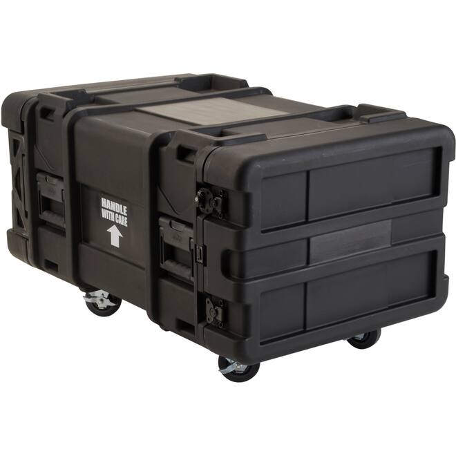 SKB - rSeries - Rack Anti-Choc 6U - Noir - 30 pouces de profondeur - avec Roulettes