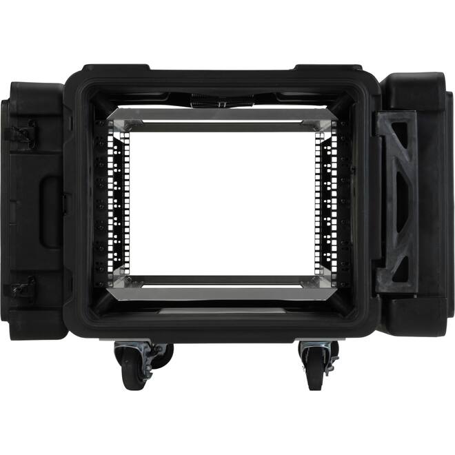 SKB - rSeries - Rack Anti-Choc 8U - Noir - 28 pouces de profondeur - avec Roulettes