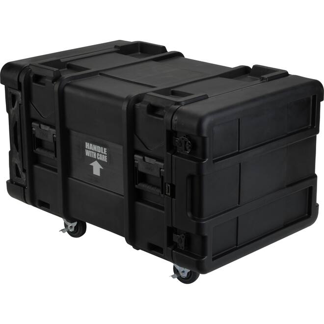 SKB - rSeries - Rack Anti-Choc 8U - Noir - 28 pouces de profondeur - avec Roulettes