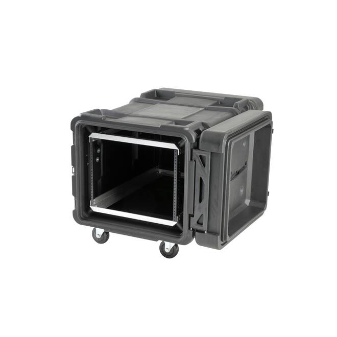 SKB - rSeries - Rack Anti-Choc 8U - Noir - 30 pouces de profondeur - avec Roulettes