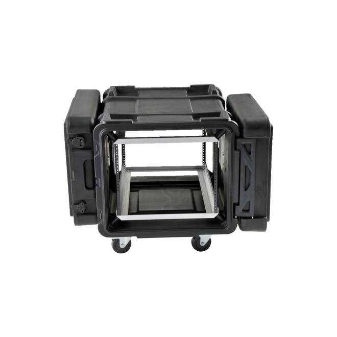 SKB - rSeries - Rack Anti-Choc 8U - Noir - 30 pouces de profondeur - avec Roulettes