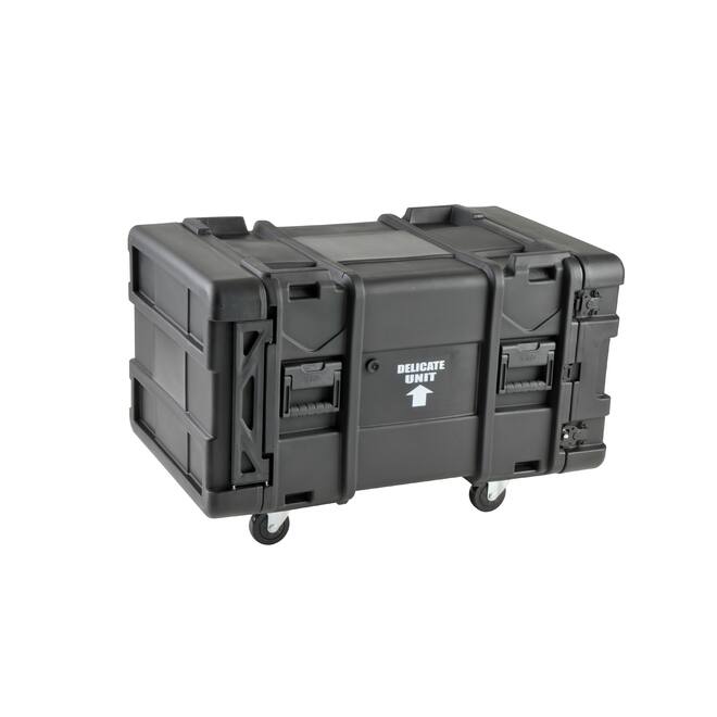 SKB - rSeries - Rack Anti-Choc 8U - Noir - 30 pouces de profondeur - avec Roulettes