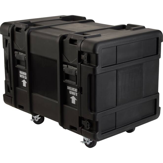 SKB - rSeries - Rack Anti-Choc 10U - Noir - 28 pouces de profondeur - avec Roulettes