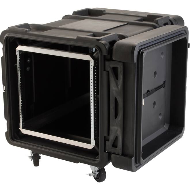 SKB - rSeries - Rack Anti-Choc 10U - Noir - 30 pouces de profondeur - avec Roulettes