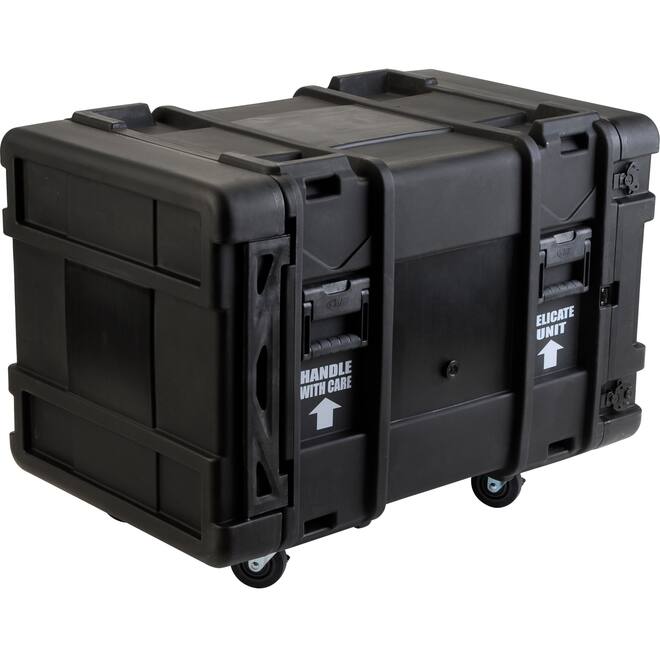SKB - rSeries - Rack Anti-Choc 10U - Noir - 30 pouces de profondeur - avec Roulettes
