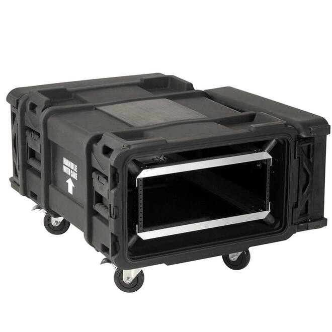SKB - rSeries - Rack Anti-Choc 4U - Vert - 30 pouces de profondeur - avec Roulettes