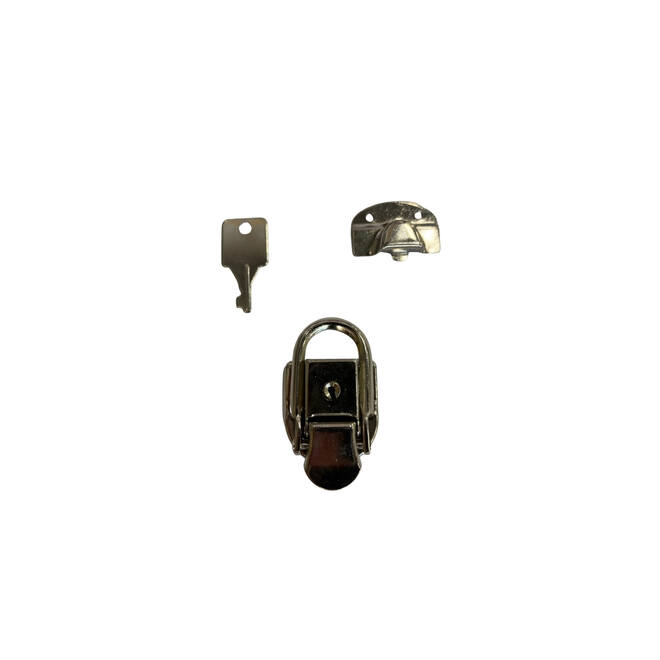 SKB – Accessoires – Loquet coulissant verrouillable argenté