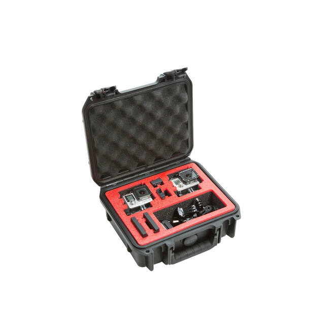 SKB - iSeries - Valise étanche - Noir - Double insert pour GoPro