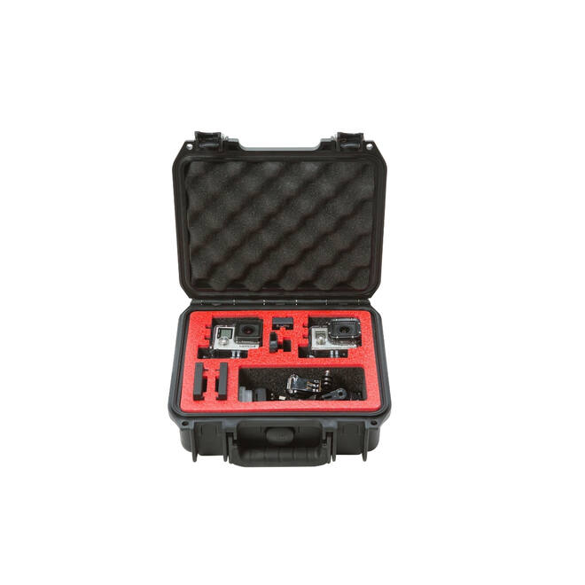 SKB - iSeries - Valise étanche - Noir - Double insert pour GoPro
