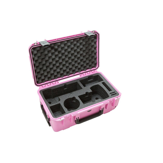 SKB - iSeries - Valise étanche - Rose - Insert pour deux DSLR et deux objectifs