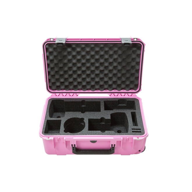 SKB - iSeries - Valise étanche - Rose - Insert pour deux DSLR et deux objectifs