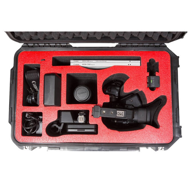 SKB - iSeries - Valise étanche - Noir - Insert pour Canon C300 Mark II