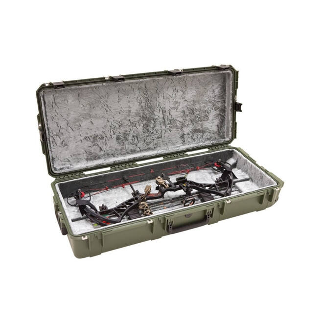 SKB - iSeries 3i-4217-7 - Mallette étanche - Vert - Incrustation pour arc à branches parallèles BowTech