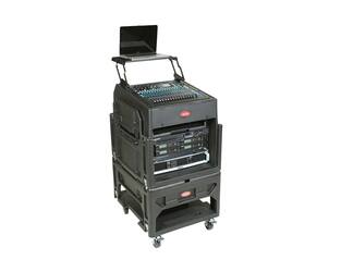 SKB - Étagère A/V de 123 cm pour Racks Inclinés 8U+