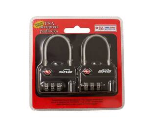 SKB - Accessoires - Cadenas TSA à Code avec Câble (Pack de 2)