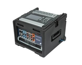 SKB - Rack Compact - 10U Rack Supérieur & 6U Rack Frontal - avec Roulettes