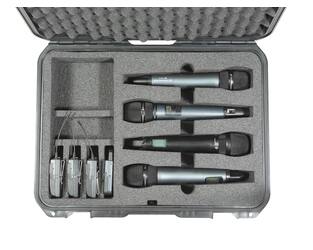 SKB - iSeries 1813-5 - Valise Étanche - Noire - Compartiment pour Quatre Microphones Sans Fil