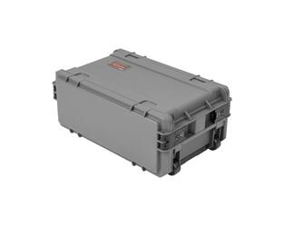 SKB - Rack moulé par injection 4U gris foncé - 11 pouces de profondeur - avec roulettes et poignée