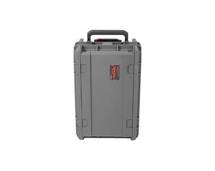 SKB - Rack moulé par injection 4U gris foncé - 11 pouces de profondeur - avec roulettes et poignée