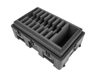 SKB - rSeries - Valise pour huit ordinateurs portables et une grande poche accessoire