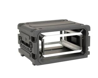 SKB - rSeries Shock Rack - Rack Anti-Choc 4U à Roulettes - Noir - 20 pouces de profondeur - avec Roulettes