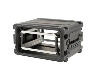 SKB - rSeries Shock Rack - Rack Anti-Choc 4U à Roulettes - Noir - 20 pouces de profondeur - avec Roulettes