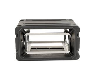 SKB - rSeries Shock Rack - Rack Anti-Choc 4U à Roulettes - Noir - 20 pouces de profondeur - avec Roulettes