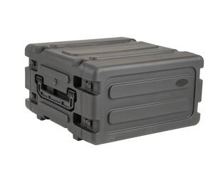 SKB - rSeries Shock Rack - Rack Anti-Choc 4U à Roulettes - Noir - 20 pouces de profondeur - avec Roulettes