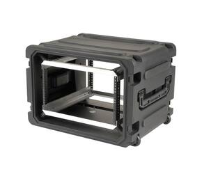 SKB - rSeries - Rack Anti-Choc 6U à Roulettes - Noir - 20 pouces de profondeur - avec Roulettes