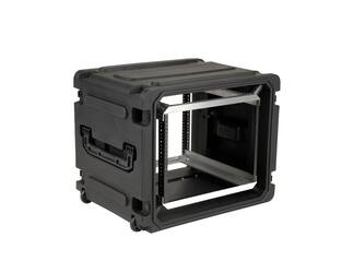 SKB - rSeries - Rack Anti-Choc 8U à Roulettes - Noir - 20 pouces de profondeur - avec Roulettes