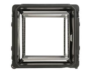 SKB - rSeries - Rack Anti-Choc 10U à Roulettes - Noir - 20 pouces de profondeur - avec Roulettes