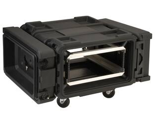 SKB - rSeries - Rack Anti-Choc 4U - Noir - 24 pouces de profondeur - avec Roulettes