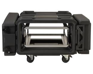 SKB - rSeries - Rack Anti-Choc 4U - Noir - 24 pouces de profondeur - avec Roulettes