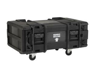 SKB - rSeries - Rack Anti-Choc 4U - Noir - 30 pouces de profondeur - avec Roulettes