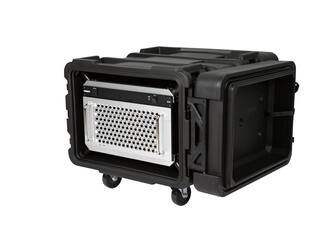 SKB - rSeries - Rack Anti-Choc 6U - Noir - 24 pouces de profondeur - avec Roulettes