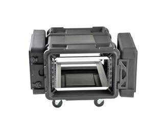 SKB - rSeries - Rack Anti-Choc 6U - Noir - 28 pouces de profondeur - avec Roulettes