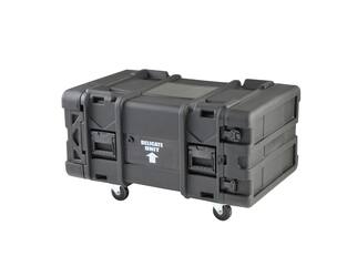 SKB - rSeries - Rack Anti-Choc 6U - Noir - 28 pouces de profondeur - avec Roulettes