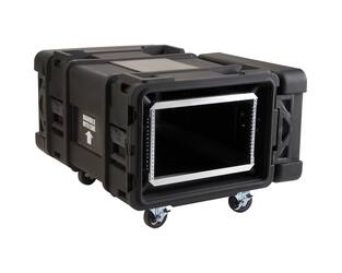 SKB - rSeries - Rack Anti-Choc 6U - Noir - 30 pouces de profondeur - avec Roulettes